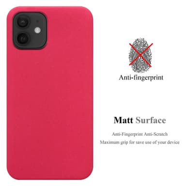 Skal iPhone 12 / 12 PRO Fodral Case (Röd)