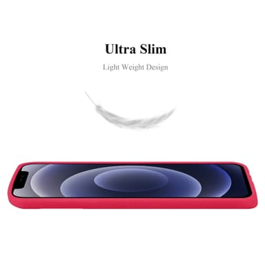 Skal iPhone 12 / 12 PRO Fodral Case (Röd)