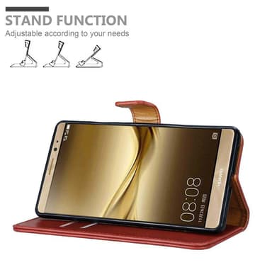 Huawei MATE 8 Plånboksfodral Skal (Röd)