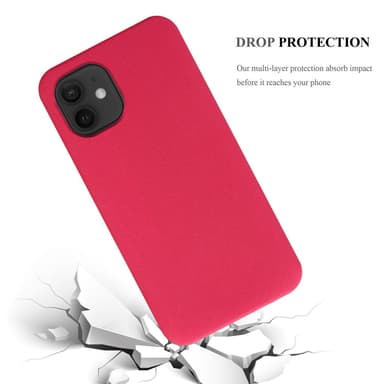 Skal iPhone 12 / 12 PRO Fodral Case (Röd)