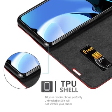 Xiaomi RedMi 9T / POCO M3 Skal Fodral Case (Röd)