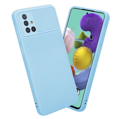 Skal Samsung Galaxy A51 4G / M40s Fodral Case (Blå)