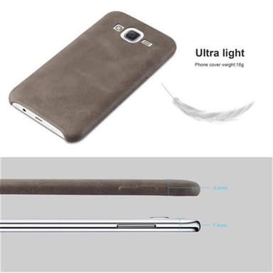 Samsung Galaxy J5 2015 Skal Fodral Case (Brun)