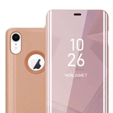 iPhone XR Plånboksfodral Skal (Rosa)