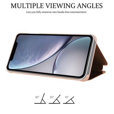 iPhone XR Plånboksfodral Skal (Rosa)