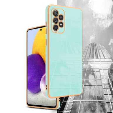 Samsung Galaxy A72 4G / 5G Skal Fodral Case (Grön)