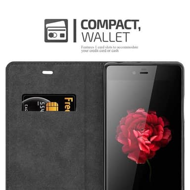ZTE Nubia Z9 MAX Skal Fodral Case (Röd)