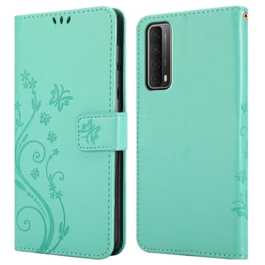 Huawei P SMART 2021 Plånboksfodral Skal (Turkos)