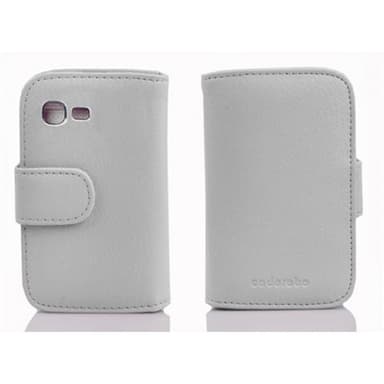 Skal Samsung Galaxy POCKET NEO Plånboksfodral (Vit)