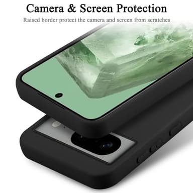 Google PIXEL 8 Skal Fodral Case (Svart)