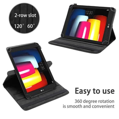 LG G Pad IV (8.0 tum) Skal Fodral Case (Svart)