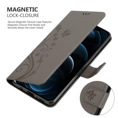 iPhone 13 Plånboksfodral Skal (Grå)