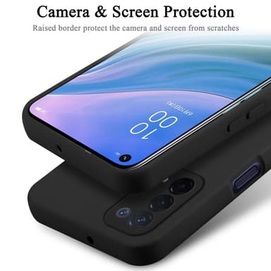 OPPO A54 5G / A74 5G Skal Fodral Case (Svart)