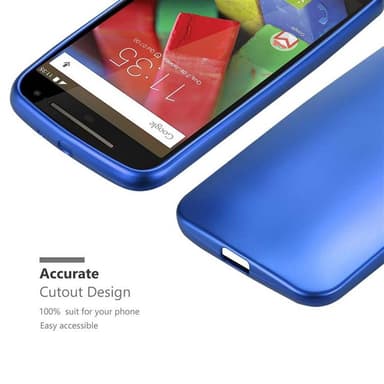 Skal Motorola MOTO G2 Fodral Case (Blå)
