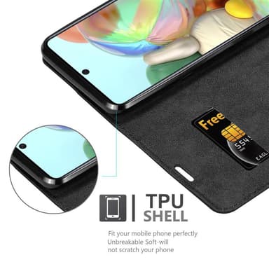 Samsung Galaxy A71 5G Skal Fodral Case (Svart)
