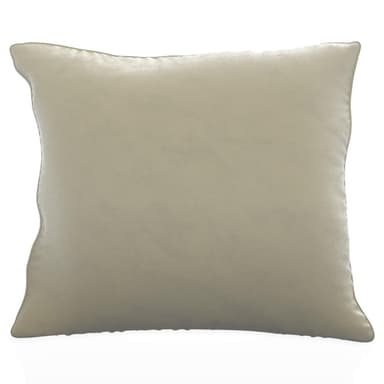Kuddfodral 40x40 cm dekorativt i sammet (beige)