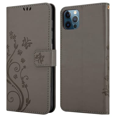 iPhone 13 Plånboksfodral Skal (Grå)