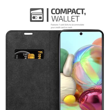 Samsung Galaxy A71 5G Skal Fodral Case (Svart)