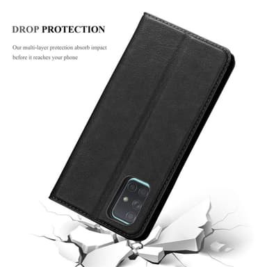 Samsung Galaxy A71 5G Skal Fodral Case (Svart)