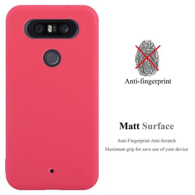 Skal LG Q8 Fodral Case (Röd)