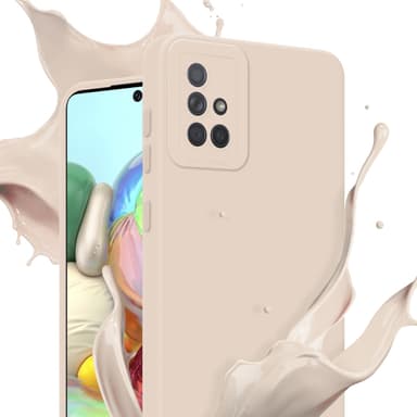 Samsung Galaxy A71 4G Skal Fodral Case (Rosa)
