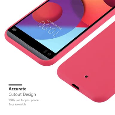 Skal LG Q8 Fodral Case (Röd)