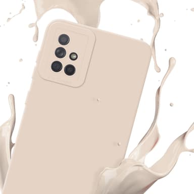 Samsung Galaxy A71 4G Skal Fodral Case (Rosa)