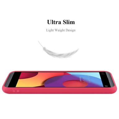Skal LG Q8 Fodral Case (Röd)