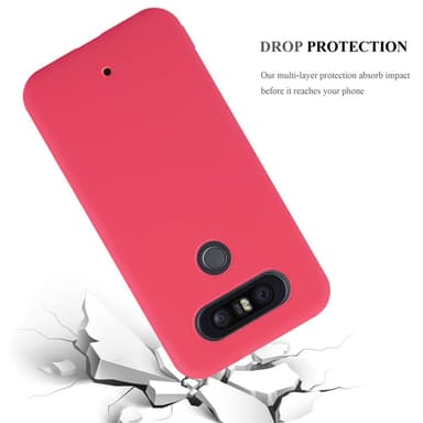 Skal LG Q8 Fodral Case (Röd)