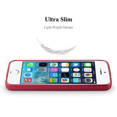 Skal iPhone 5 / 5S / SE 2016 Fodral Case (Röd)