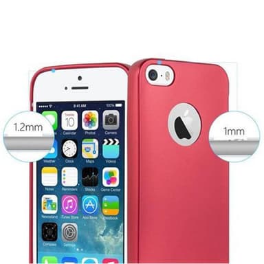 Skal iPhone 5 / 5S / SE 2016 Fodral Case (Röd)