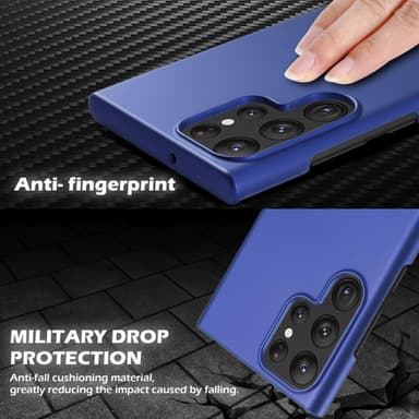 Samsung Galaxy S22 ULTRA Skal Fodral Case (Blå)