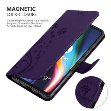 Motorola MOTO G 5G PLUS Plånboksfodral Skal (Lila)