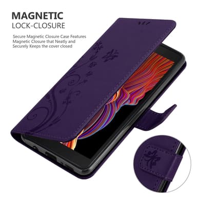 Samsung Galaxy XCover 5 Plånboksfodral Skal (Lila)