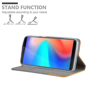 Cubot J3 PRO Plånboksfodral Skal (Grå)