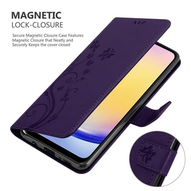 Samsung Galaxy A25 Plånboksfodral Skal (Lila)