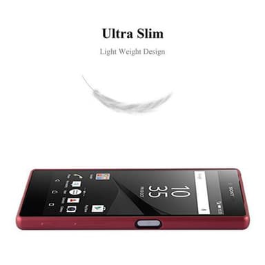 Skal Sony Xperia Z5 Fodral Case (Röd)
