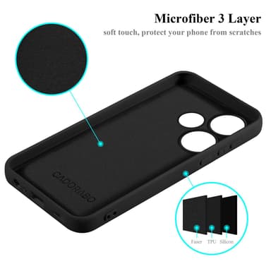Xiaomi Poco F6 Skal Fodral Case (Svart)
