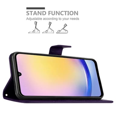 Samsung Galaxy A25 Plånboksfodral Skal (Lila)