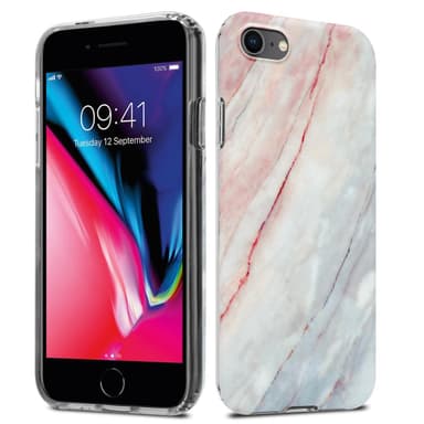 iPhone 7 / 7S / 8 / SE 2020 Plånboksfodral Skal (Rosa)