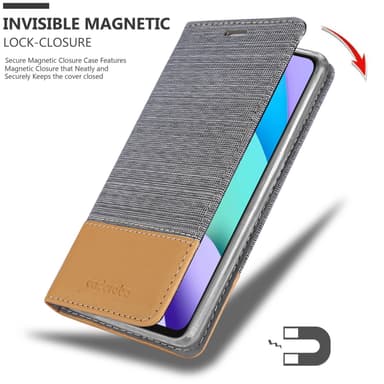 Xiaomi RedMi 10 Plånboksfodral Skal (Grå)