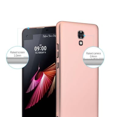 LG X SCREEN Skal Fodral Case (Rosa)
