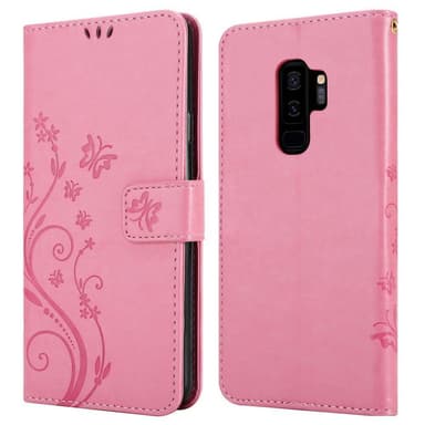Samsung Galaxy S9 PLUS Plånboksfodral Skal (Rosa)