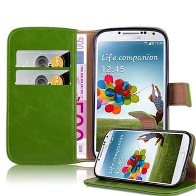 Samsung Galaxy S4 Plånboksfodral Skal (Grön)