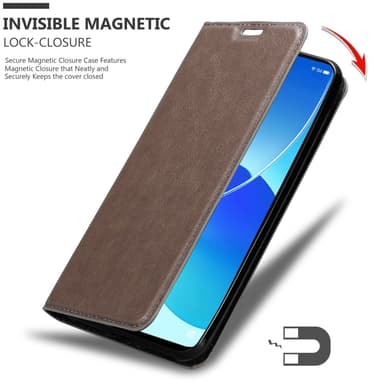 Oppo Reno6 5G Skal Fodral Case (Brun)
