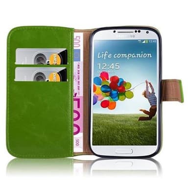 Samsung Galaxy S4 Plånboksfodral Skal (Grön)