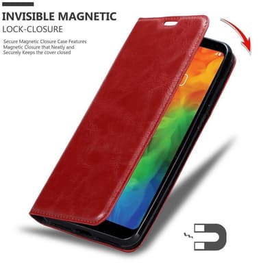 LG Q7 / Q7a / Q7+ Skal Fodral Case (Röd)