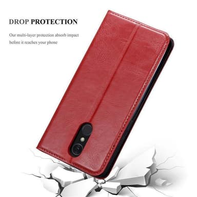 LG Q7 / Q7a / Q7+ Skal Fodral Case (Röd)