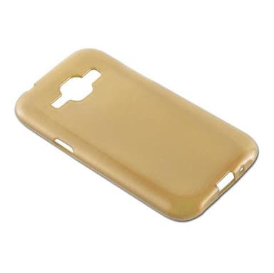 Samsung Galaxy J1 2015 Skal Fodral Case (Guld)