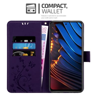 Xiaomi POCO X3 GT Plånboksfodral Skal (Lila)
